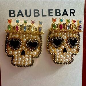 New original“Baublebar” earrings vertex 💀 design .